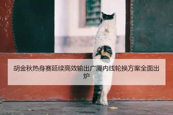 胡金秋热身赛延续高效输出广厦内线轮换方案全面出炉 | HuangGuan